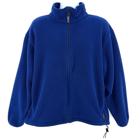 Woolrich Fleece Jacket Men's XL Royal Blue Full Zip Polartec Outdoor - Picture 2 of 11